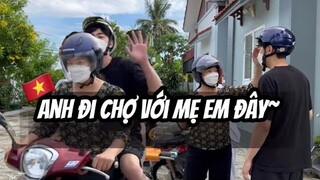 THỬ THÁCH ở Việt Nam| dậy sớm đi chợ quê cùng mẹ của bạn gái và cái kết!