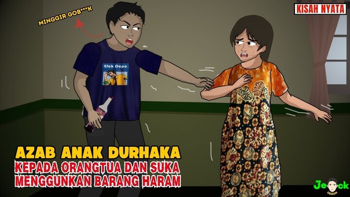 AZAB ANAK DURHAKA YANG SERING MELAWAN IBU DAN MENGGUNKAN BARANG HAROM   SINE