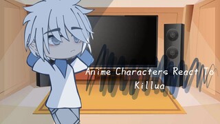 ||Anime Characters React To|| Killua 4/5