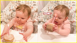 Funniest Babies Blow Candles Fails Compilation - Peachy Vines