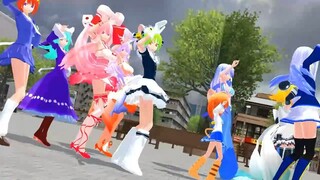【mmd di gi charat】デ・ジ・キャラット9人娘でハイファイレイヴァー