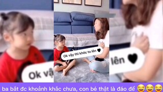 con bé thật đáo để 🤣 #haihuoc