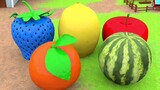 Peternakan banyak memanen buah-buahan Gorila berubah warna setelah direndam dalam jus buah Animasi k