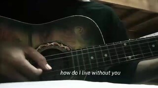 trying cover “how do I live without you”