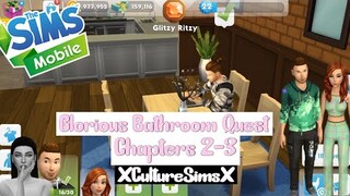 The Sims Mobile - Wumples Wishlist Glorious Bathrooms Quest Steps Chapter 2 & 3 | XCultureSimsX