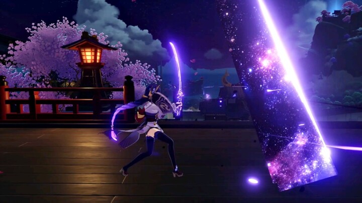 Genshin Impact Slow-Mo: Raiden Shogun’s Normal Attacks After Her Elemental Burst, Slowed Down by 20x