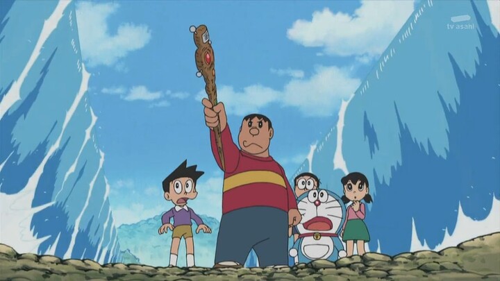 Doraemon (2005) Episode 150 Dubbing Indonesia: Membelah Sungai Dengan Tongkat & Catatan Balas Dendam