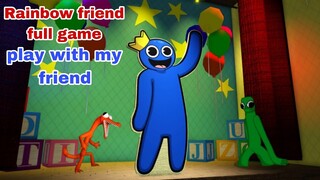 #roblox #gameplay GAMEPLAY RAINBOW FRIEND FULL GAME || PLAY WITH MY FRIEND - ROBLOX INDONESIA