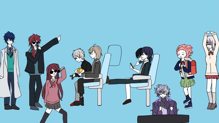 [Rainbow Society Sand Sculpture Handwriting] Ye, who was always kicked in the seat by the child behi