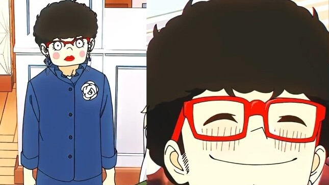 The pompadour and mask version was only allowed to appear in one episode because he was too handsome