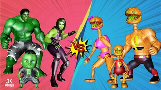 FAMILY HULK VS FAMILY BOXY BOO HAMBURGER (She-Hulk Episode 3)