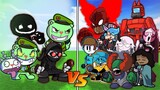 Team Flippy vs Team Nonsense | Minecraft ( Animation Battle )  | PART 2