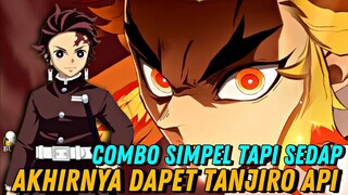 DUET TANJIRO & KYOJURO! REKOMENDASI COMBO API PALING MUDAH TAPI DAMAGE NGERI - DS BLADE OF HASHIRA