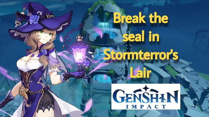 Genshin Impact - Break the seal in Stormterror's Lair part 2