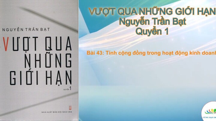 ĐỌC SÁCH CÙNG BẠN _ Vượt qua những giới hạn - [Sách Nói] #59