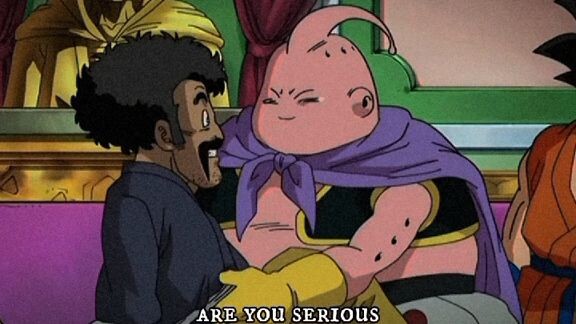 Majin Buu and Mr Satan friendship✨