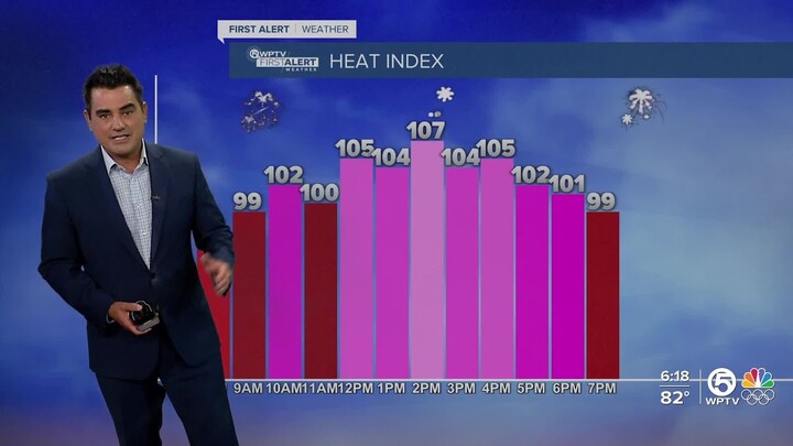 WPTV First Alert Weather Forecast: Thursday morning, July 4, 2024