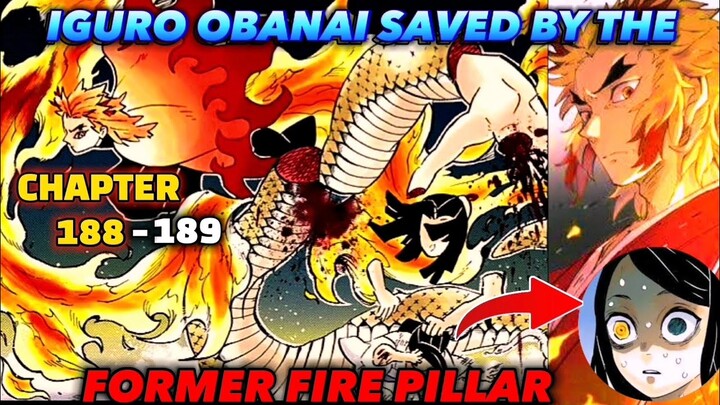 IGURO OBANAI SAVED BY THE FORMER FIRE PILLAR‼️ Demon Slayer SUNRISE COUNTDOWN ARC Chapter 188-189