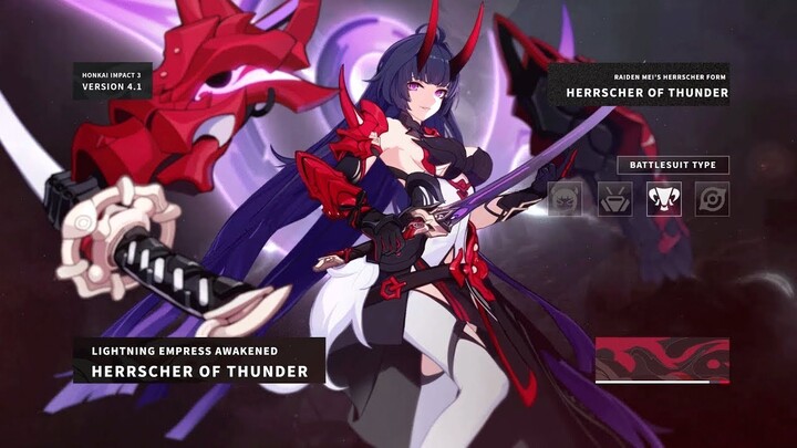 Tiêu điểm Valkyrie - Thiết giáp cấp S 「Herrscher of Thunder」- Honkai Impact 3