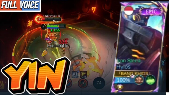 BUSEEETT❗INI DIA BUILD UNTUK COUNTER YIN😠 (BUILD HYLOS TERKUAT 2025).MLBB