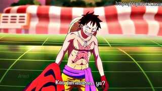 Lucci: Apa-apaan poster buronanmu itu? || Luffy: Kau penasaran ya? 🥶