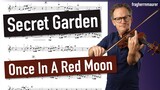 Secret Garden Once In A Red Moon | Violin Sheet Music | Piano Accompaniment