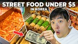 CHEAPEST Street Foods Under $5 in Korea