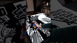 Full rug process!! #onepiece #manga #brook #anime #asmr