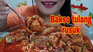 ASMR BAKSO  TULANG RUSUK  COLLAB WITH YashEat ASMR | ASMR MUKBANG INDONESIA | EATING SOUNDS