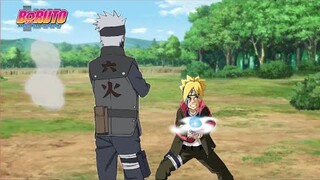 Boruto Episode 168 - Boruto berlatih Rasengan baru dengan kakashi hatake Hokage ke 6
