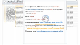 [Course24h.com] HigherLevels – SDR Accelerator