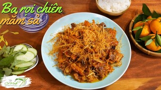 Làm Ba Rọi Chiên Mắm Sả giòn rụm - Roasted pork belly with lemongrass | Bếp Cô Minh Tập 255