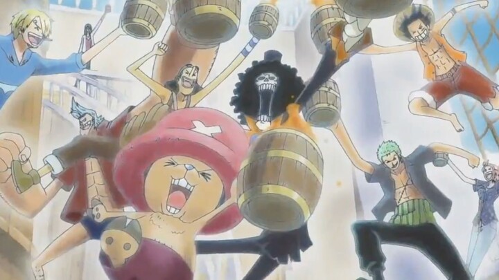 [One Piece /MAD] Sebuah lagu yang didedikasikan oleh semua anggota untuk kapten: "Mimpi bentuk ", ikatan seumur hidup.