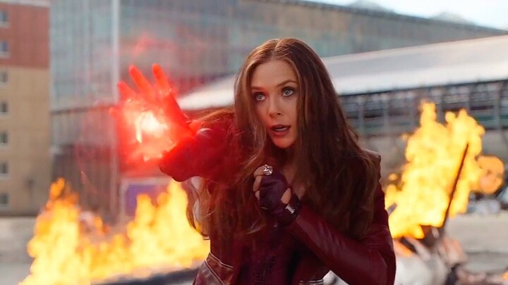 Wanda All Power Scene || Captain America : Civil War ||