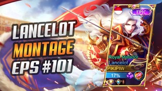 INSANE LANCELOT FREESTYLE KILL SO SATISFYING | RANK HIGHLIGHTS | LANCELOT MONTAGE #101 | MLBB