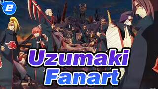 Menyelesaikan Lukisan Uzumaki Fanart Hanya dalam 5 Menit | Lukisan yang digambar sendiri_2