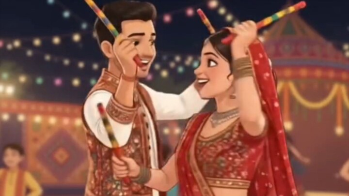 पति टॉयलेट जाने का बहाना बनाकर कहाँ गायब हो गया? 😱 जब पत्नी ने उसे शिल्पा के साथ डांडिया खेलते देखा