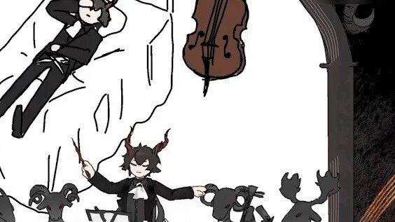 [Arknights ลายมือ] คีย์ชอล์ก | แม่ม่ายน้อยไปหลุมฝังศพ (รุ่นพ่อหม้าย)