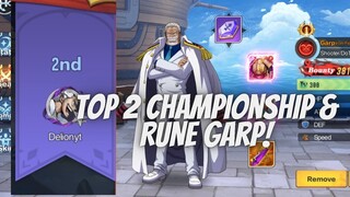 TOP 2 CHAMPIONSHIP DAN RUNE YANG COCOK BUAT GARP - NEW WORLD VIRGOUR VOYAGE