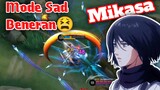 Mikasa The Real Mode Sad😫 - Mobile Legends