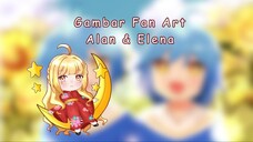 [SPEEDPAINT]: Alan & Elena