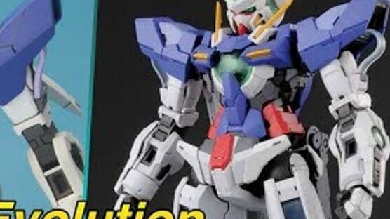 The evolution of plastic models of Gundam Exia [Subtitles Group of the Model Toy Club]