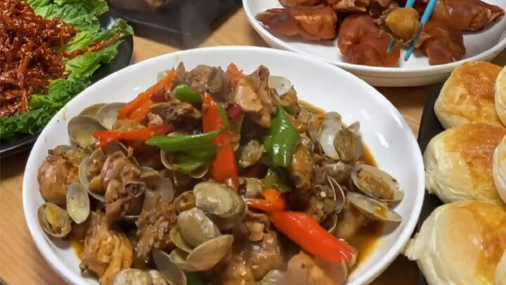 Cách làm sò hấp gà kiểu gia đình, cảm ơn sự ủng hộ của các bạn bè