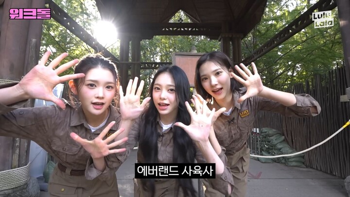 [ID SUB] Rookie Idol “Poot Camp” 💩 | Everland Zookeeper | Workdol | Hearts2Hearts