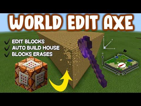 Minecraft World Edit Axe Tutorial