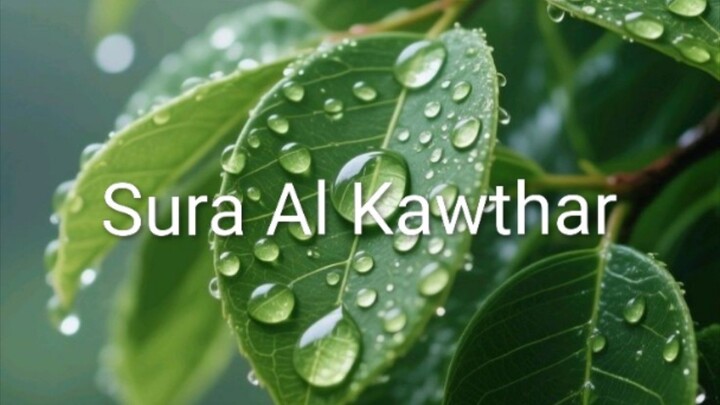 108.sura Al Kawthar