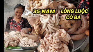 Mâm Lòng Heo Luộc Cô Ba Vỉa Hè "Danh Bất Hư Truyền" Hút Khách Hơn 35 Năm