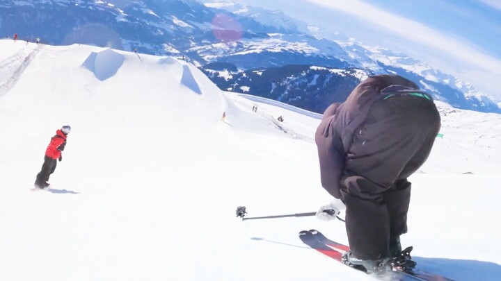 Yang lebih hebat dalam ski adalah fotografer?