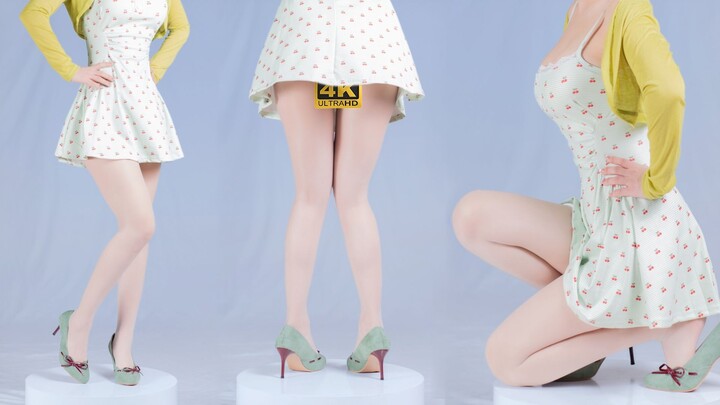 (Hi-Res lossless stereo) Original audio of white stockings paired with green kitten heels