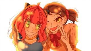 Anya x Becky best friend/ Speed Drawing/ Ibis paint